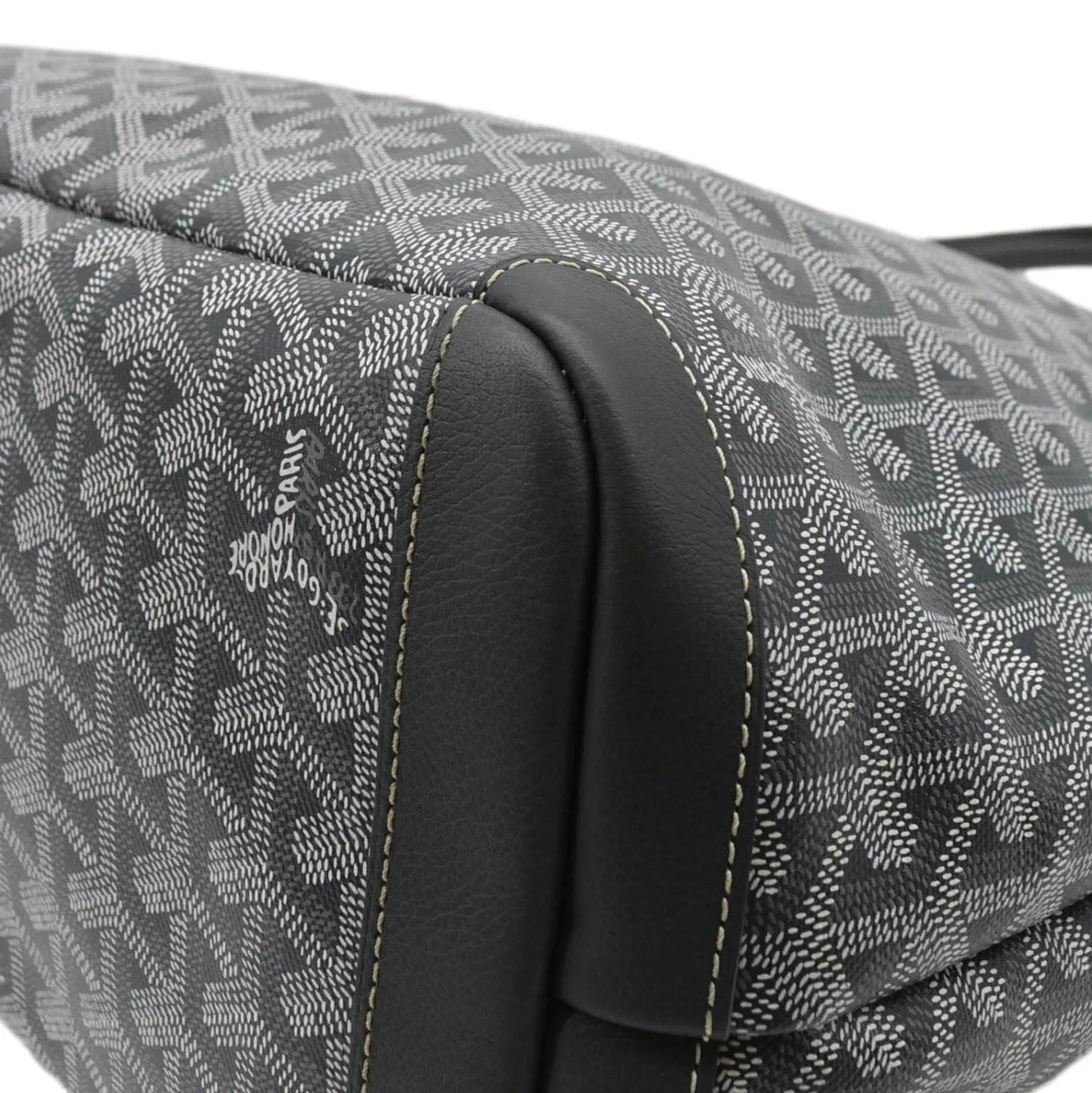 GOYARD Canvas Artois MM Shoulder Bag Black