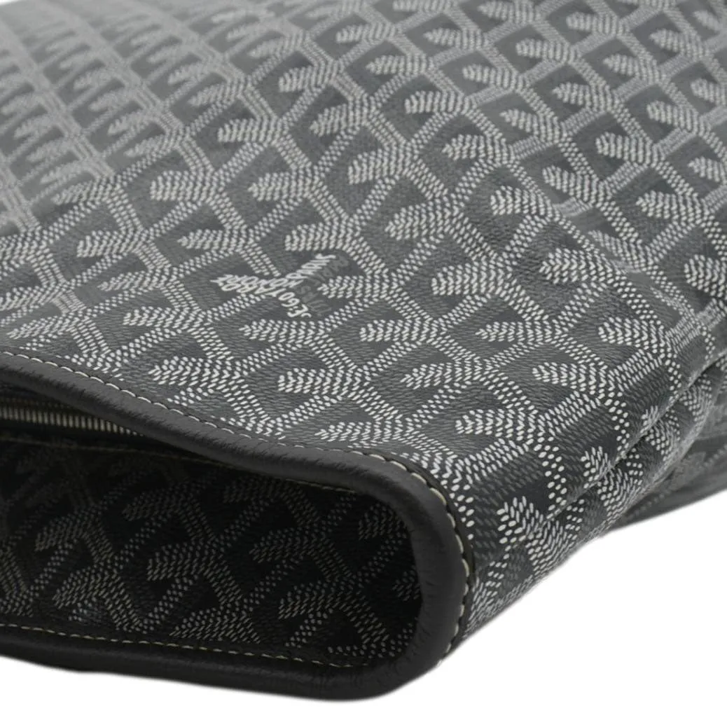 GOYARD Canvas Artois MM Shoulder Bag Black