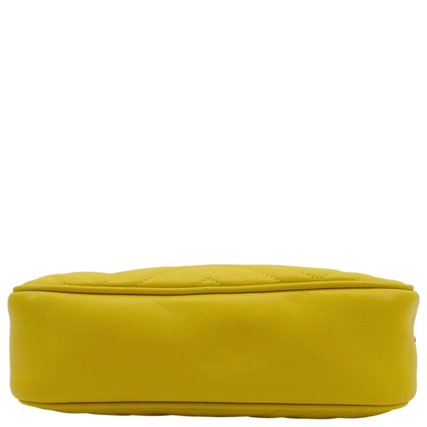 GUCCI GG Marmont Small Matelasse Leather Crossbody Bag Yellow 447632