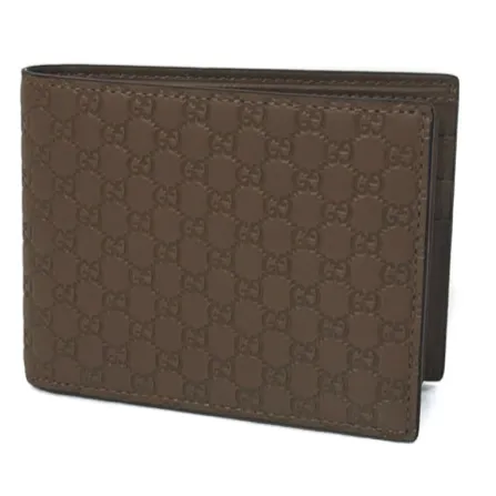 Gucci Microguccissima Men's Wallet in Acero