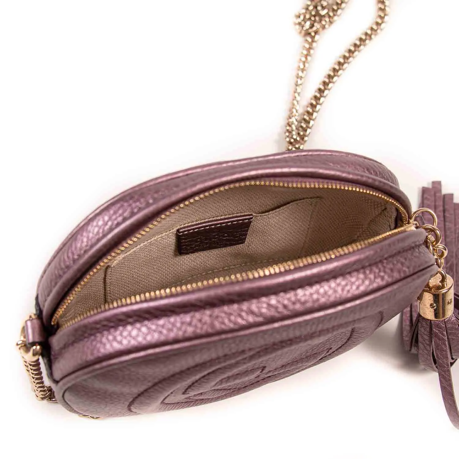 Gucci Soho Mini Leather Disco Bag