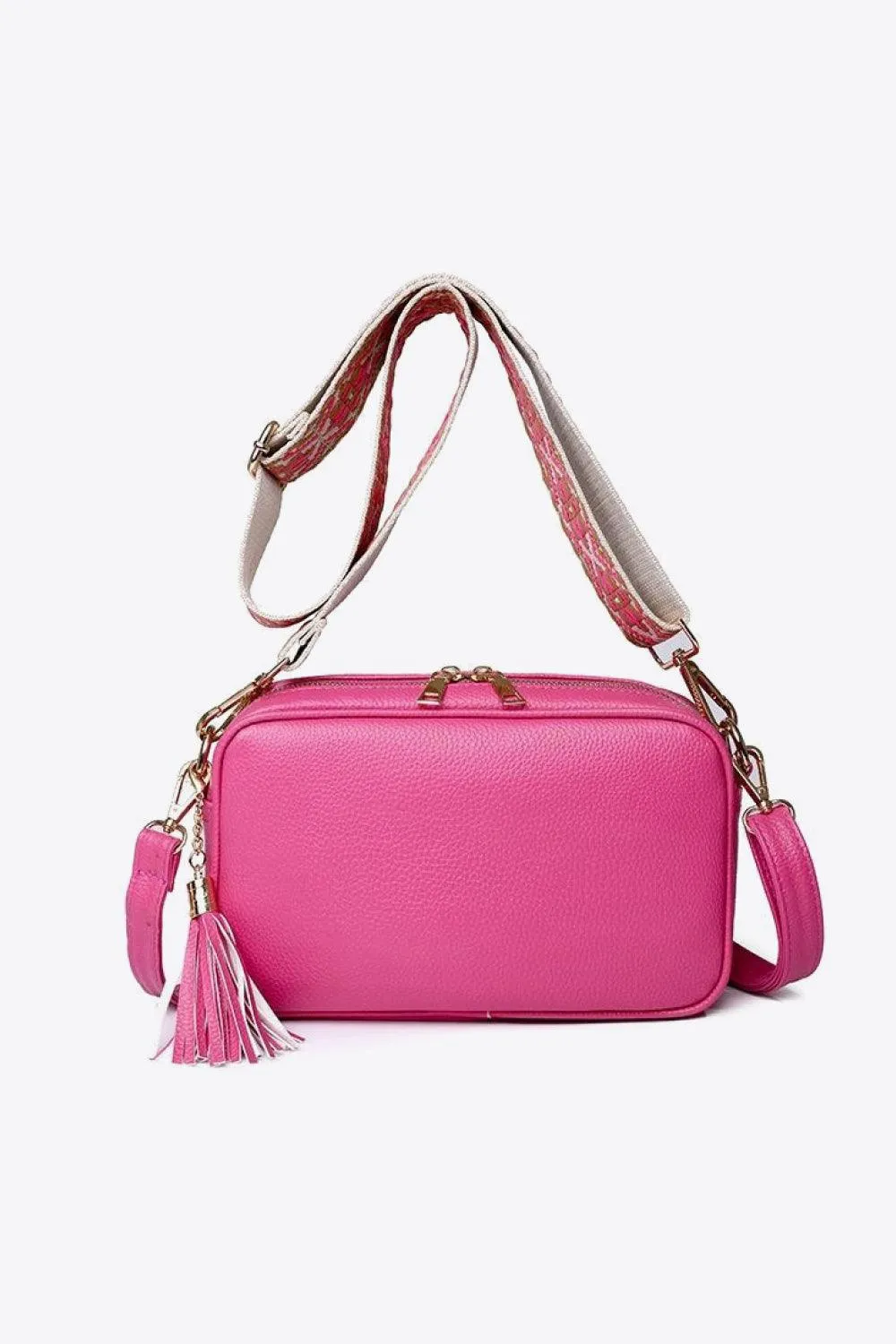 Hazel Blues® |  PU Leather Tassel Crossbody Bag