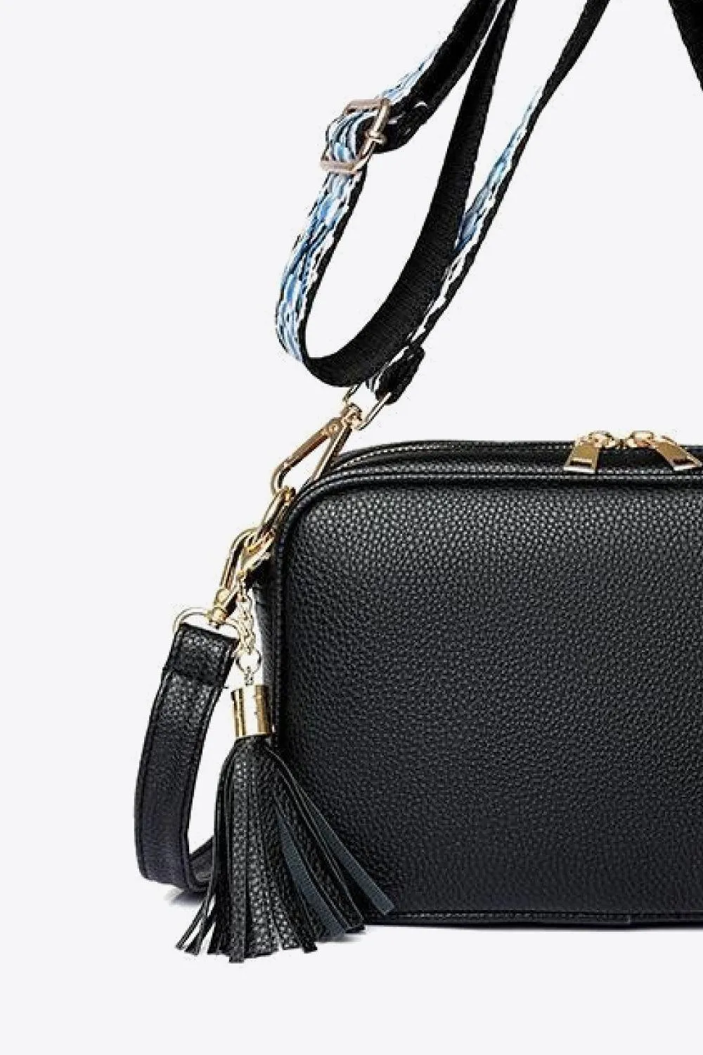 Hazel Blues® |  PU Leather Tassel Crossbody Bag