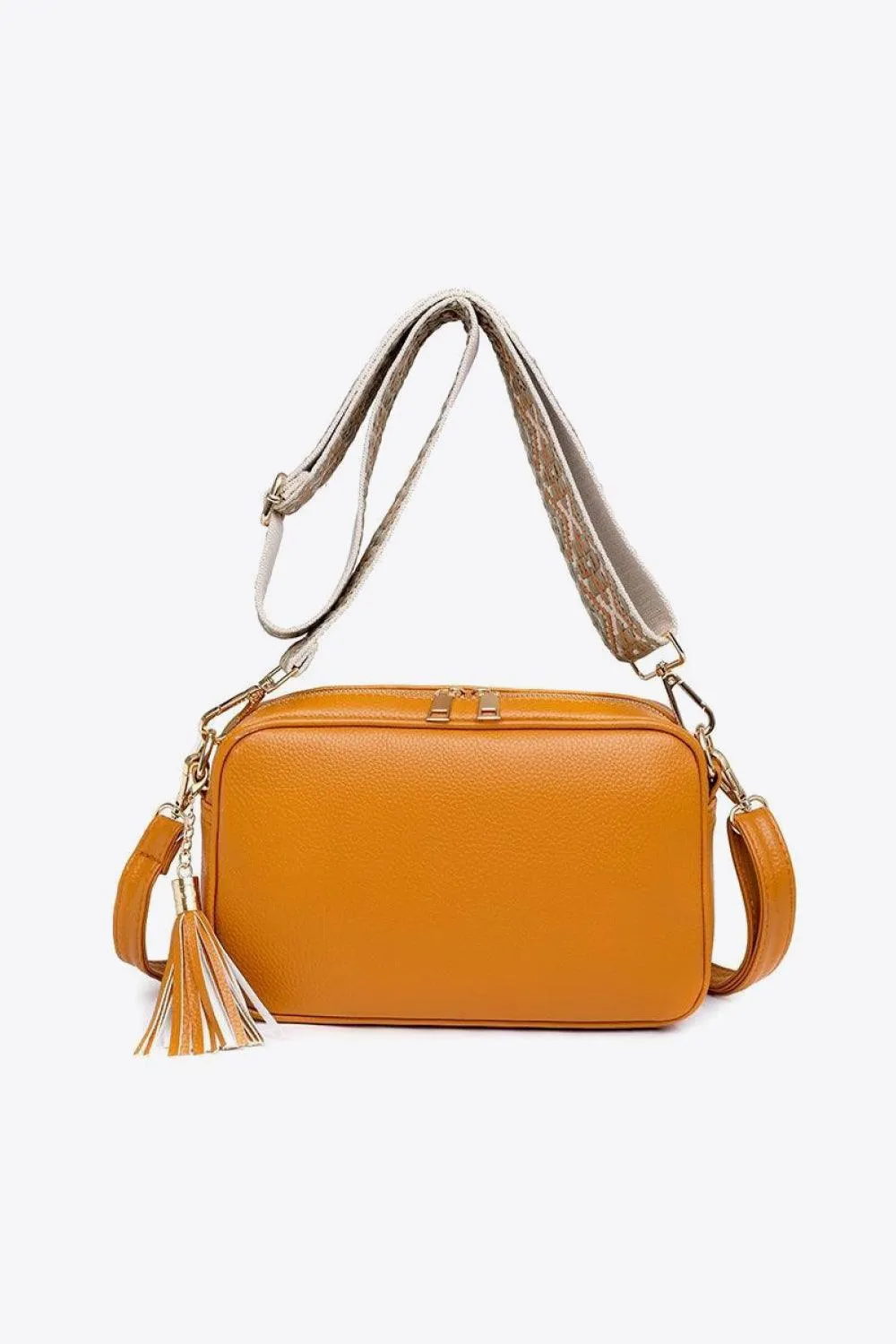 Hazel Blues® |  PU Leather Tassel Crossbody Bag