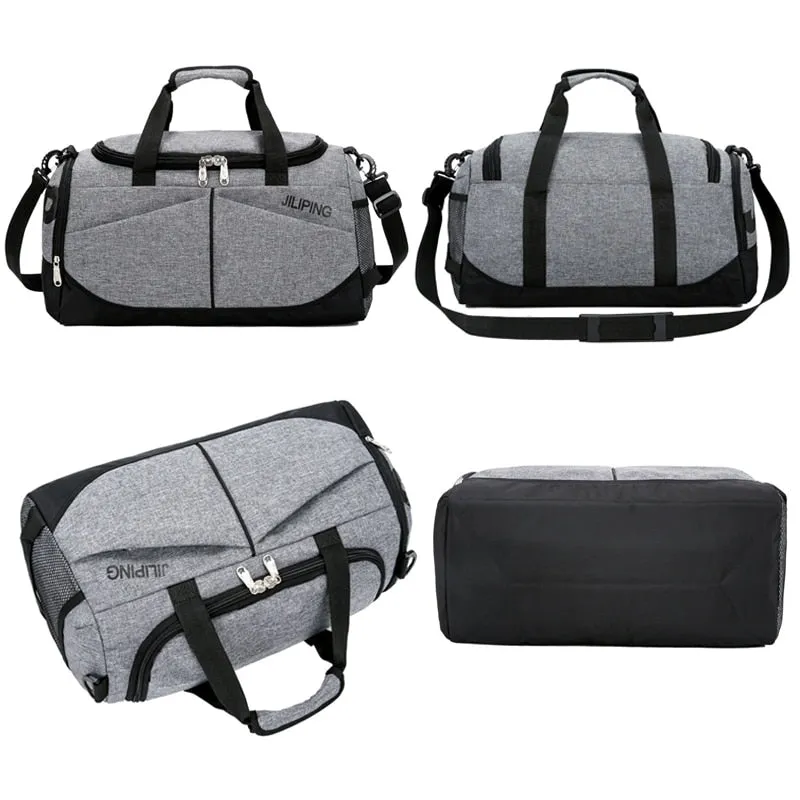 Hot Waterproof Mens Sports Gym Bag Women Travel Handbag Large Outdoor Tote Luggage Yoga For Fitness Shoulder Duffle Bags