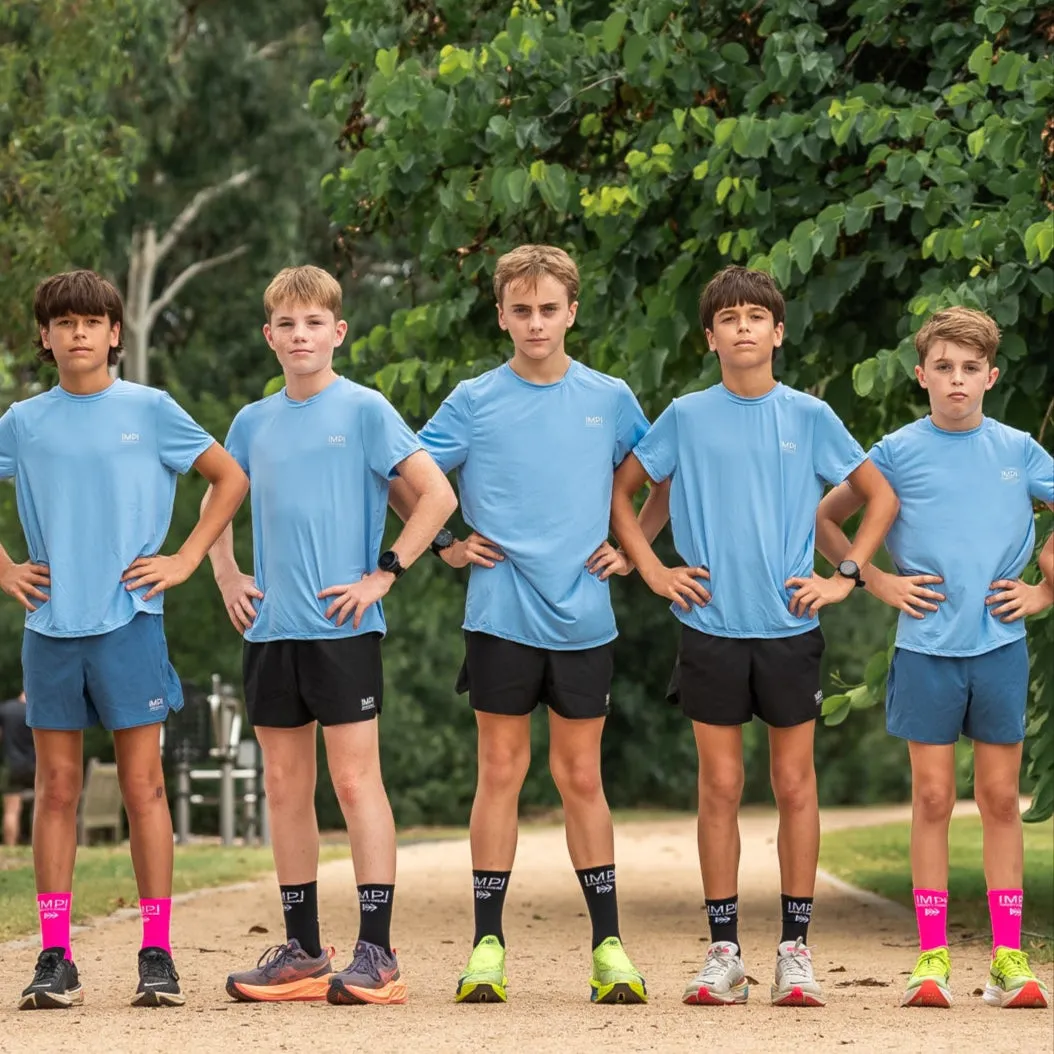 IMPI Boys Running Shorts - Black