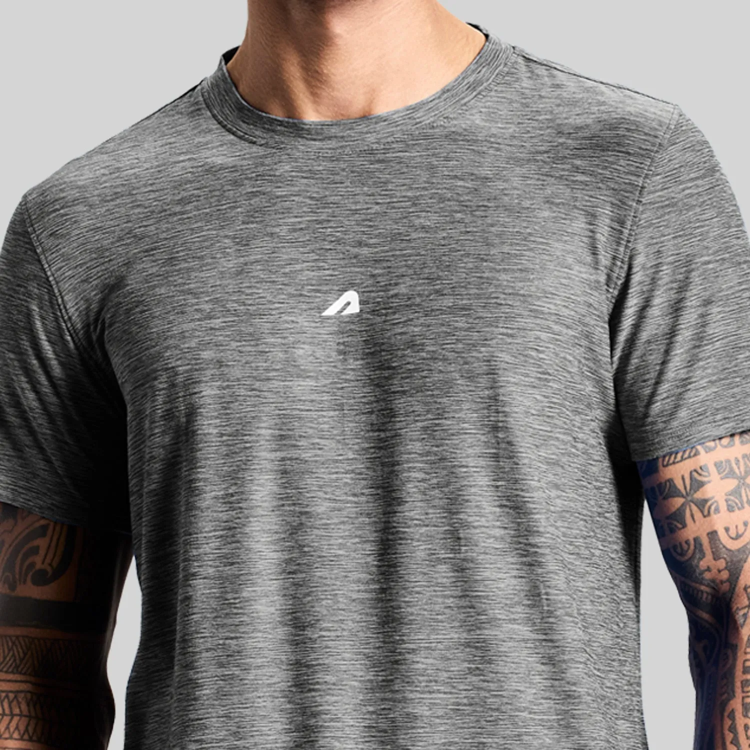 Intense Mens Tee - Melange Grey