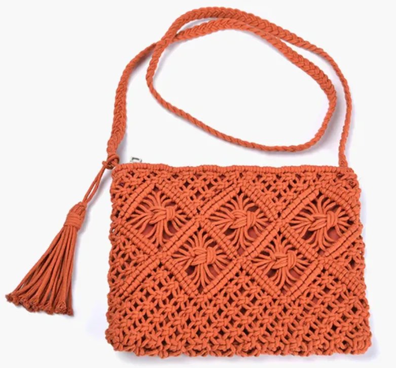 Jen & Co Macramé Crossbody