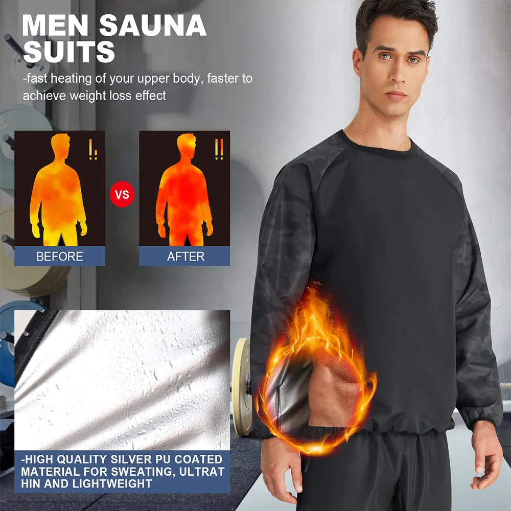 Junlan Heat-cycle Non Rip Boxing Sweat Sauna Long Sleeves