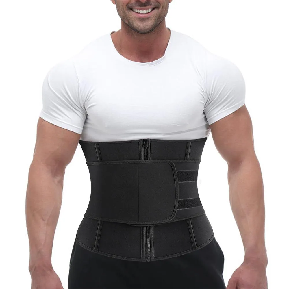 Junlan Men Sweat  Waist Trainer Sauna Belt