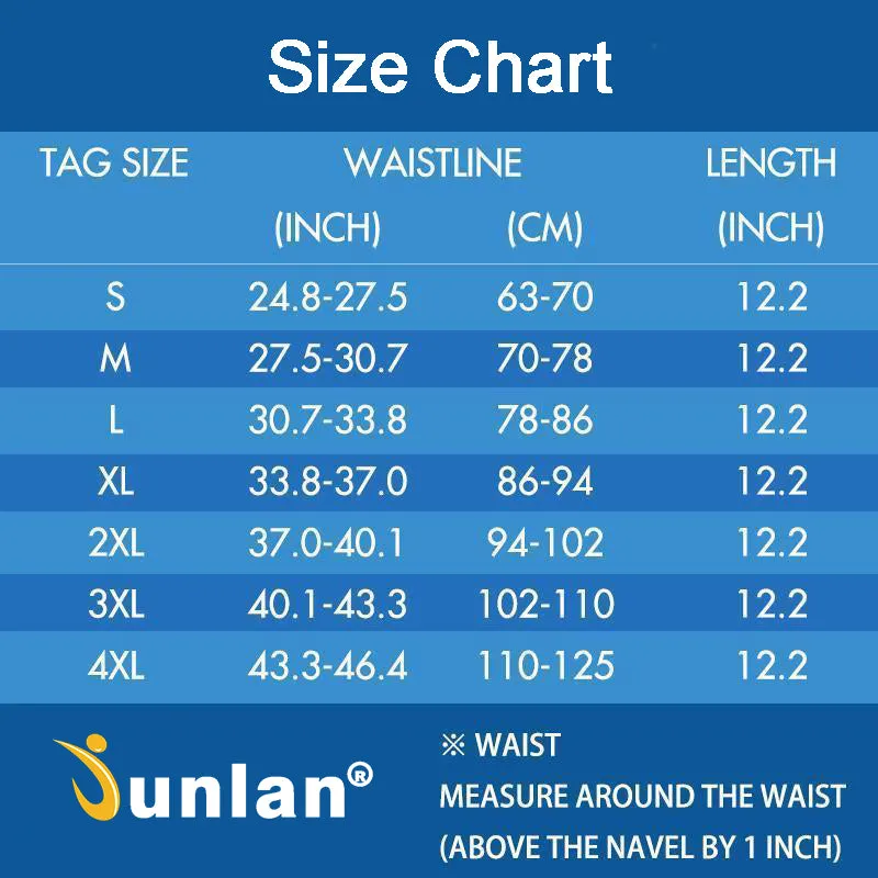 Junlan Men Sweat  Waist Trainer Sauna Belt