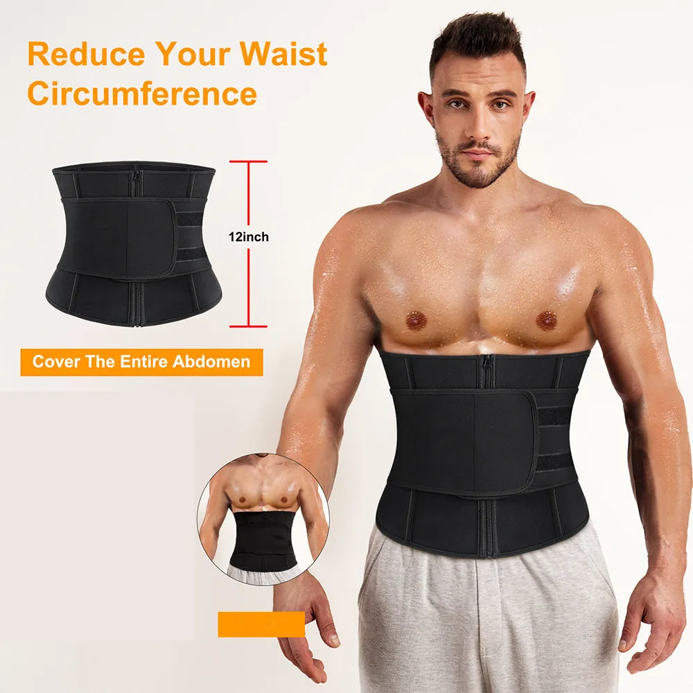 Junlan Men Sweat  Waist Trainer Sauna Belt