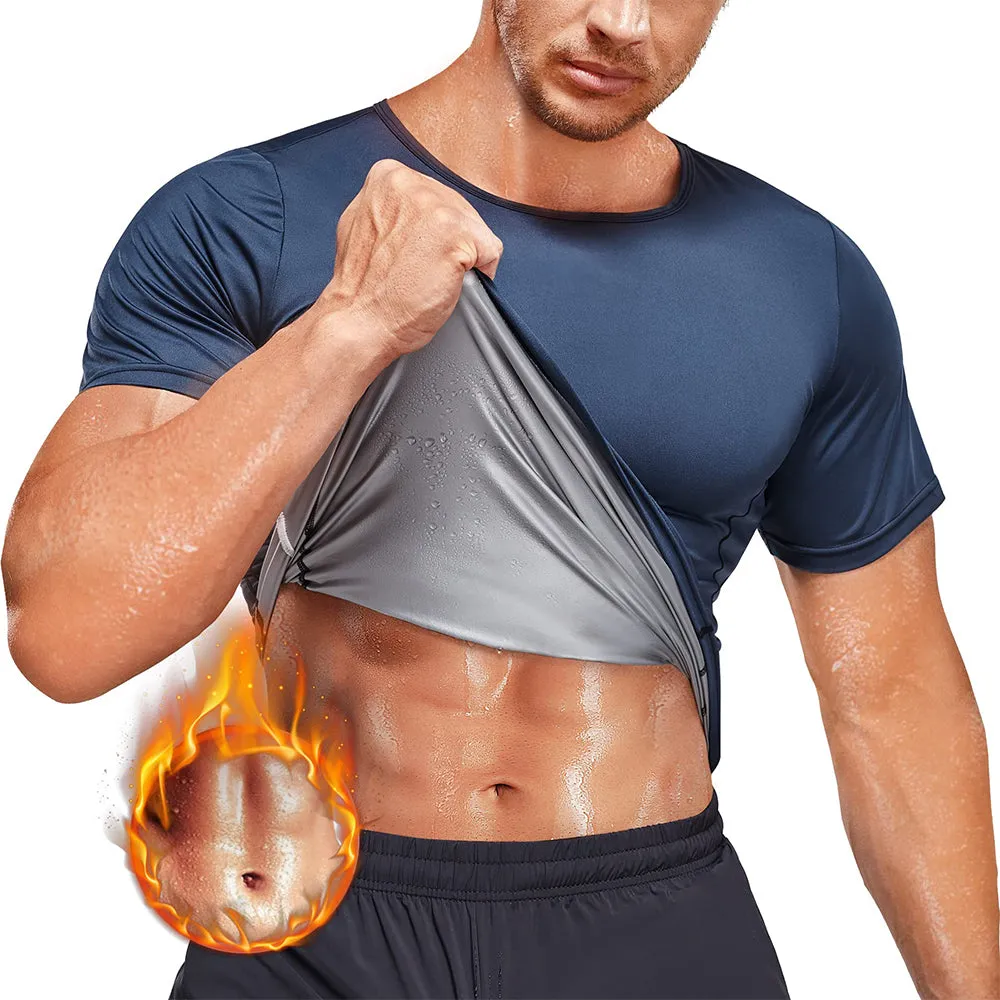 Junlan Men Sweating Crazily Sauna T-shirt