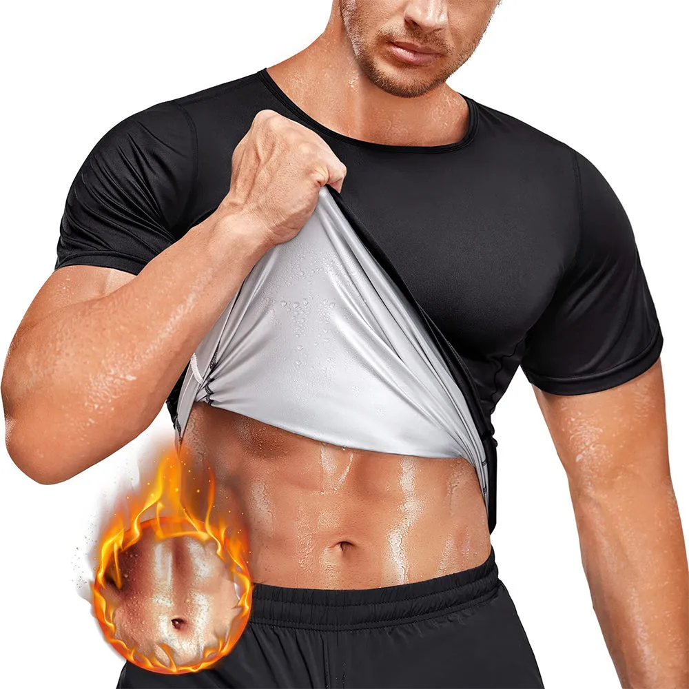 Junlan Men Sweating Crazily Sauna T-shirt
