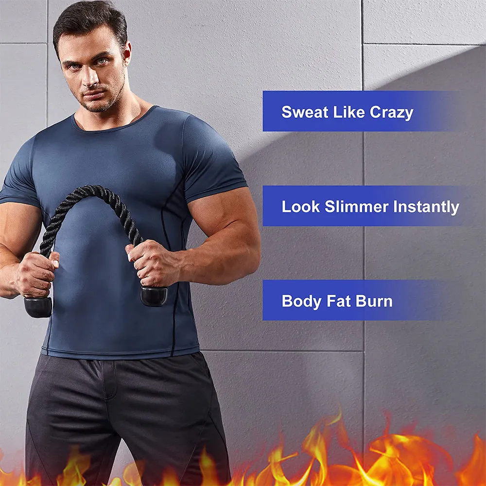Junlan Men Sweating Crazily Sauna T-shirt