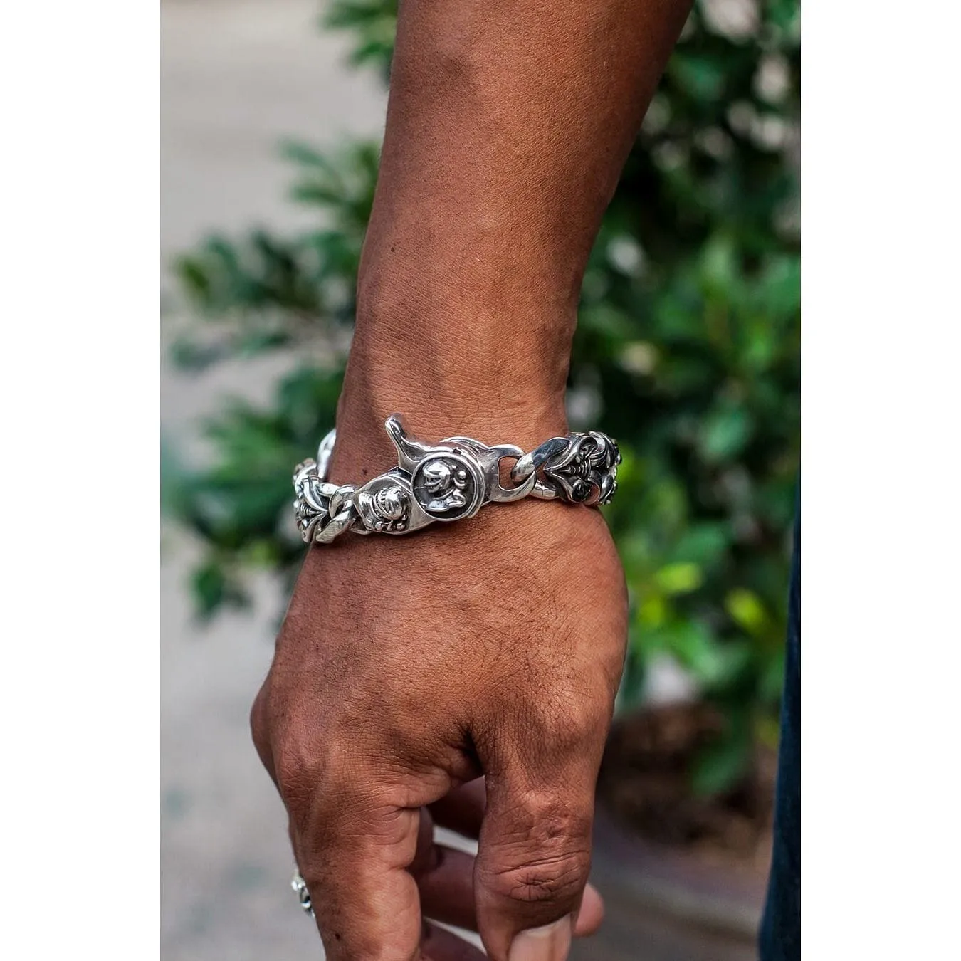Knight Rider Sterling Silver Men's Bracelet