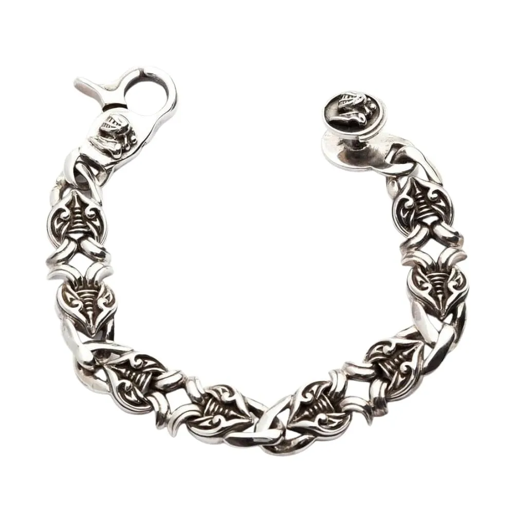 Knight Rider Sterling Silver Men's Bracelet