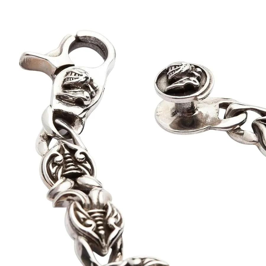 Knight Rider Sterling Silver Men's Bracelet