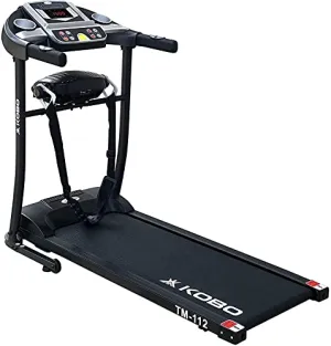 Kobo Home Series 1 HP - 2 HP Peak Motorised Multi-Function Treadmill for Home with Massager, Max Speed 14Km/Hr, Max User Weight 100 Kg (Free Installation Assistance)