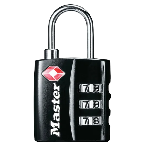L15621 - MASTER LOCK 4680 TSA Combination Luggage Padlock