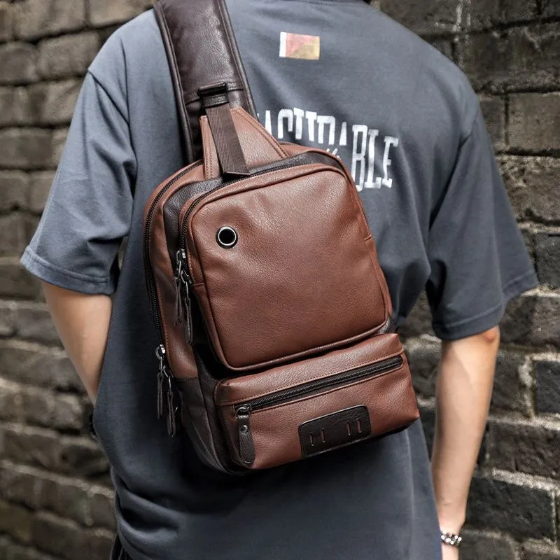 Large Capacity Men's Fashion Shoulder Messenger Bag