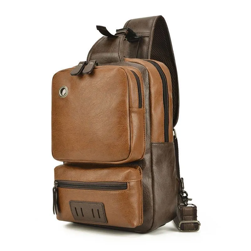 Large Capacity Men's Fashion Shoulder Messenger Bag