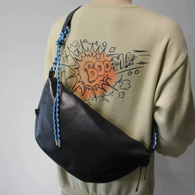 Leather Cross-body Hobo Bag