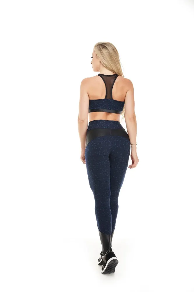 Let's Gym Top Star - Navy Blue