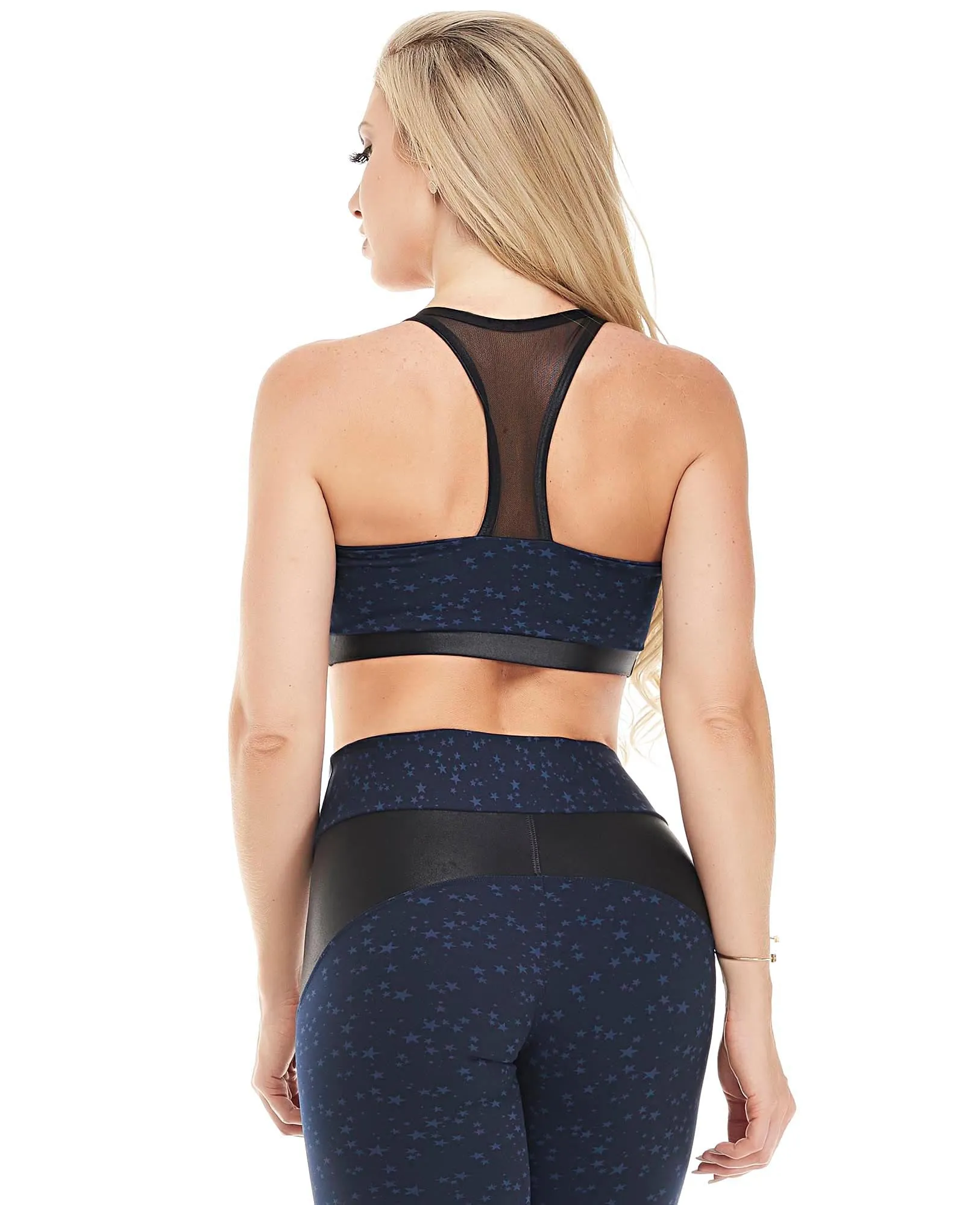 Let's Gym Top Star - Navy Blue