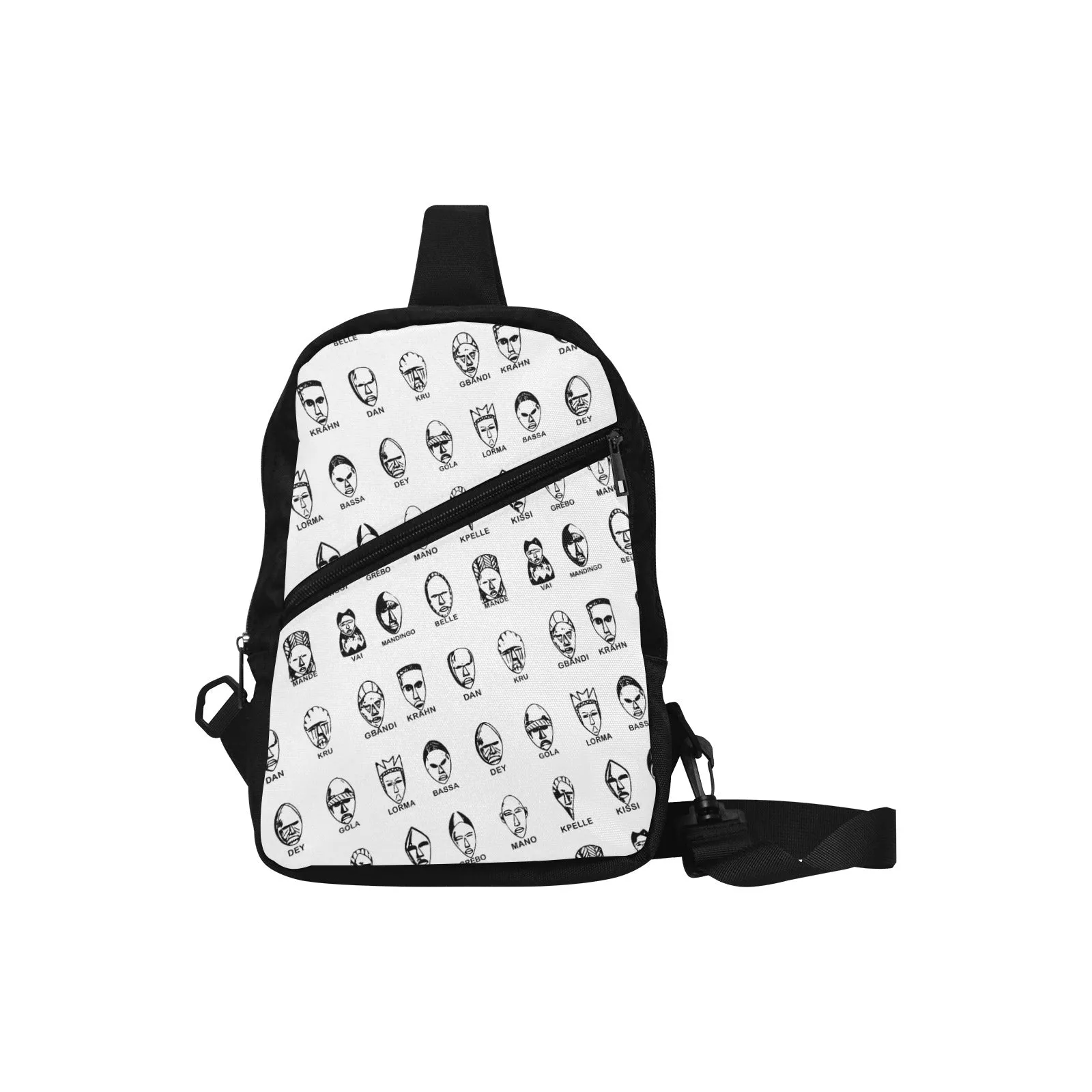 Liberia 16 Tribes Men's Chest Bag