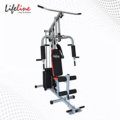 Lifeline Fitness HG-009 Home Gym with 60kg Weight Stack, AB Crunch, LAT Pulldown, Chest Press,