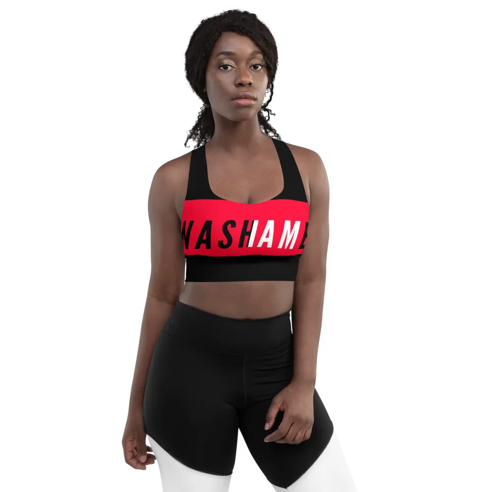 Longline sports bra