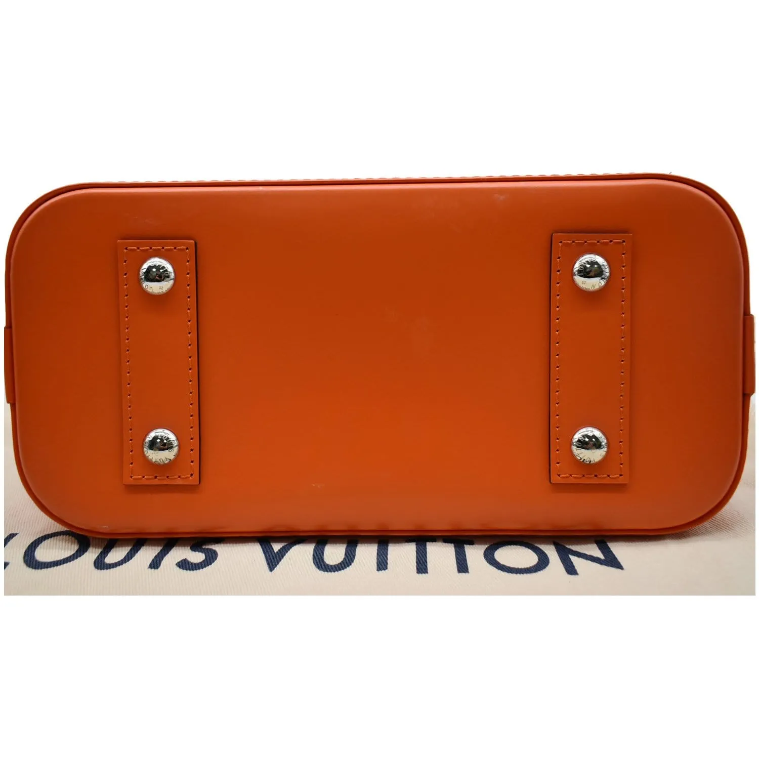 LOUIS VUITTON Alma BB Jacquard Epi Leather Crossbody Bag Orange