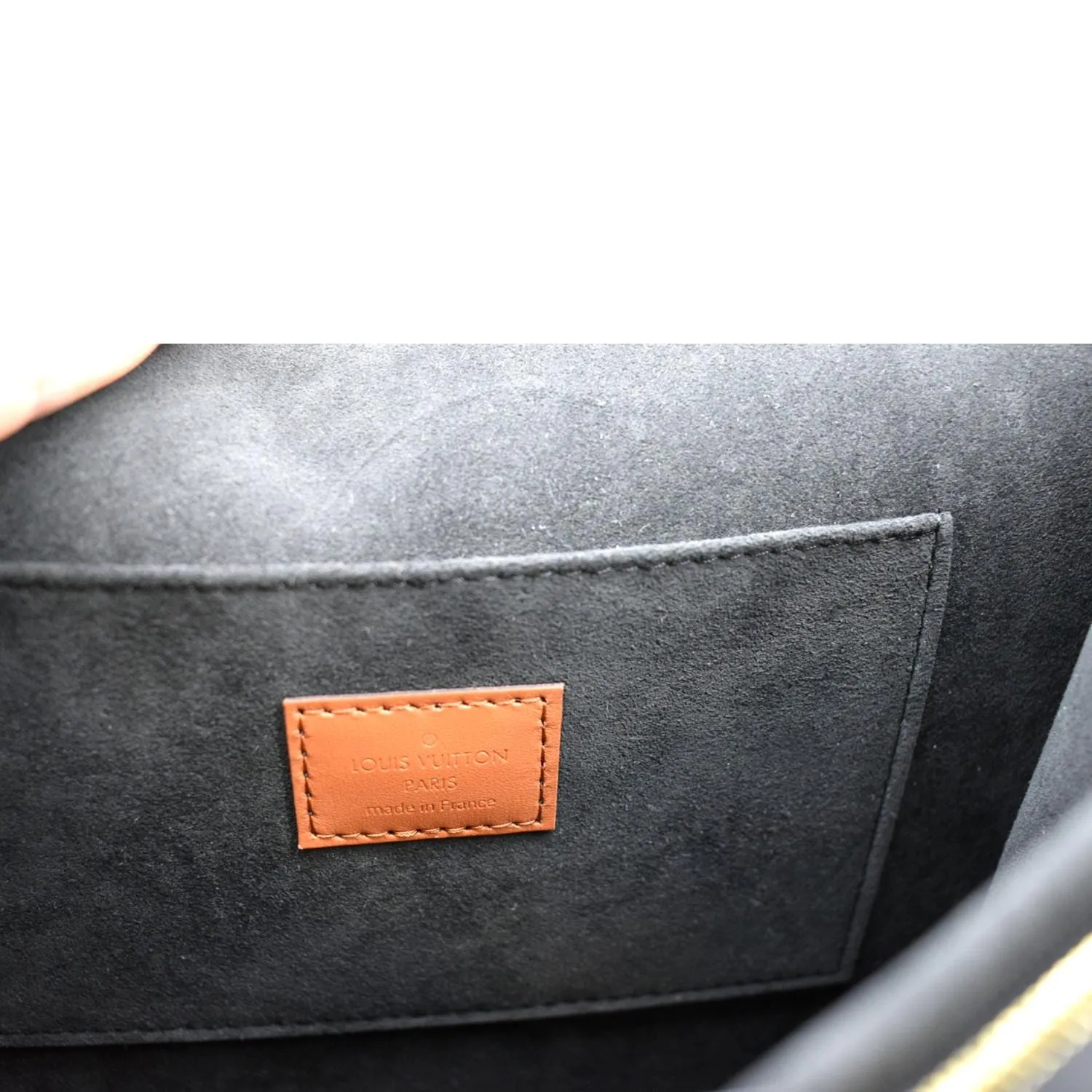 LOUIS VUITTON Dauphine MM Monogram Reverse Canvas Shoulder Bag Brown