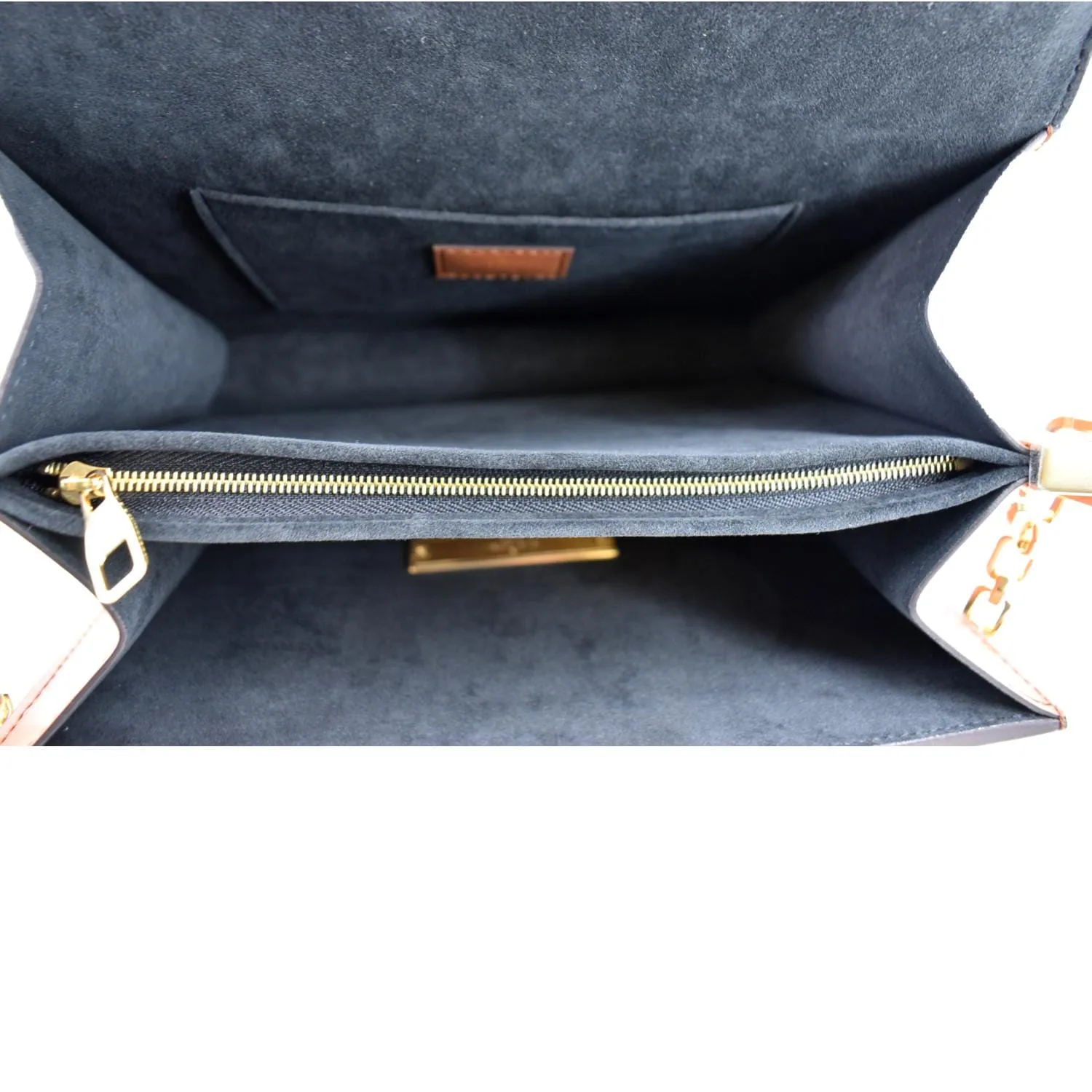 LOUIS VUITTON Dauphine MM Monogram Reverse Canvas Shoulder Bag Brown