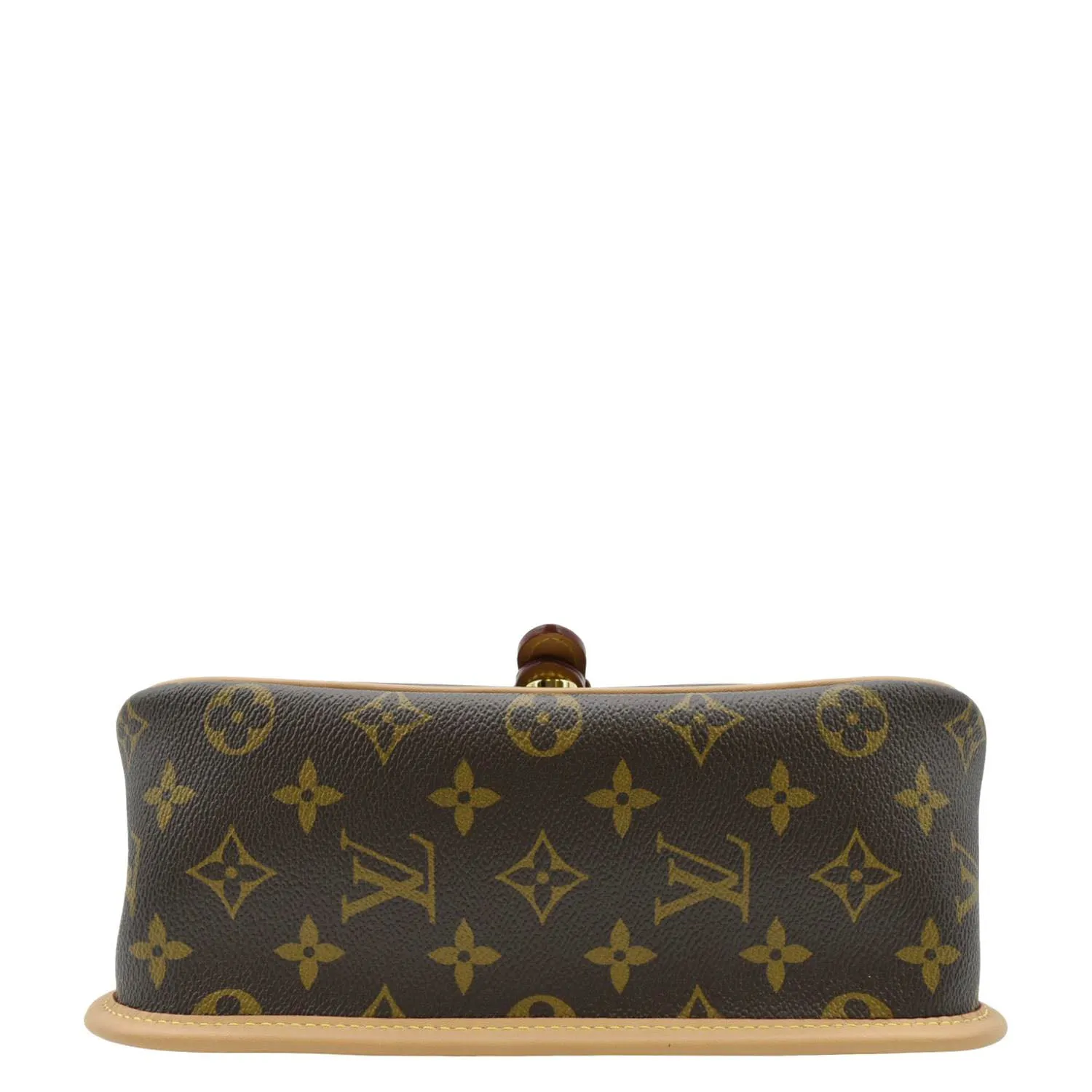 LOUIS VUITTON Diane Monogram Canvas Crossbody Bag Brown