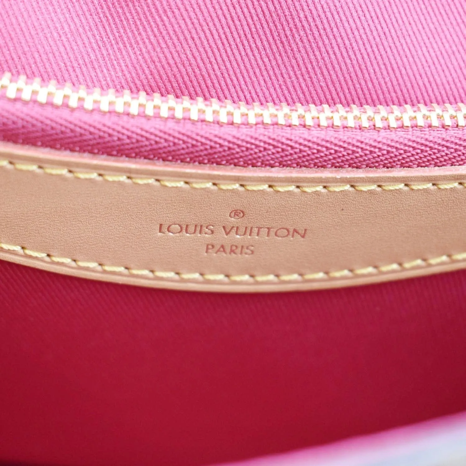 LOUIS VUITTON Diane Monogram Canvas Crossbody Bag Brown