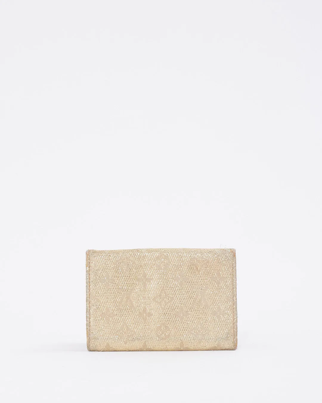 Louis Vuitton Gold Metallic Mini Lin Coin Pouch