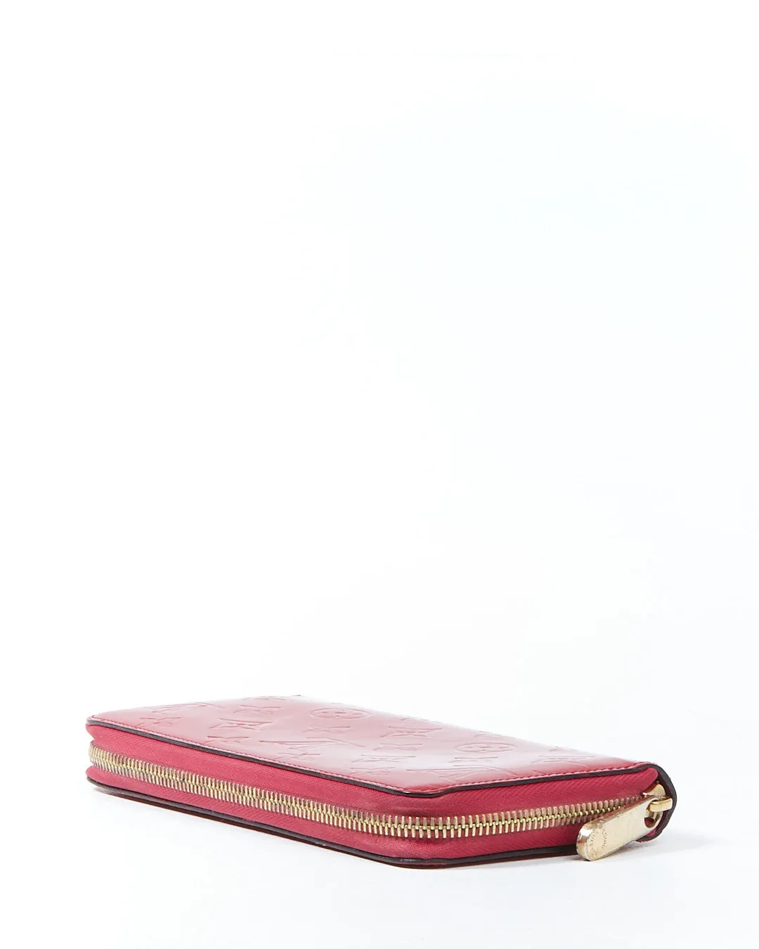 Louis Vuitton Magenta Indian Rose Monogram Vernis Zippy Wallet