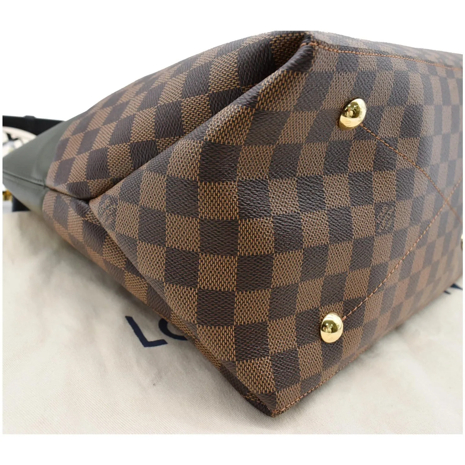 LOUIS VUITTON Maida Damier Ebene Hobo Shoulder Bag Khaki