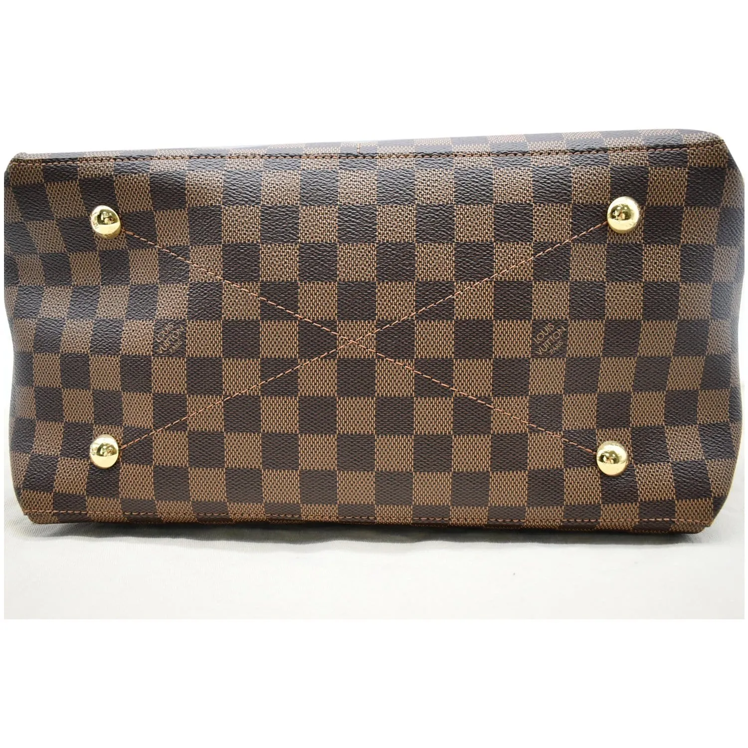 LOUIS VUITTON Maida Damier Ebene Hobo Shoulder Bag Khaki