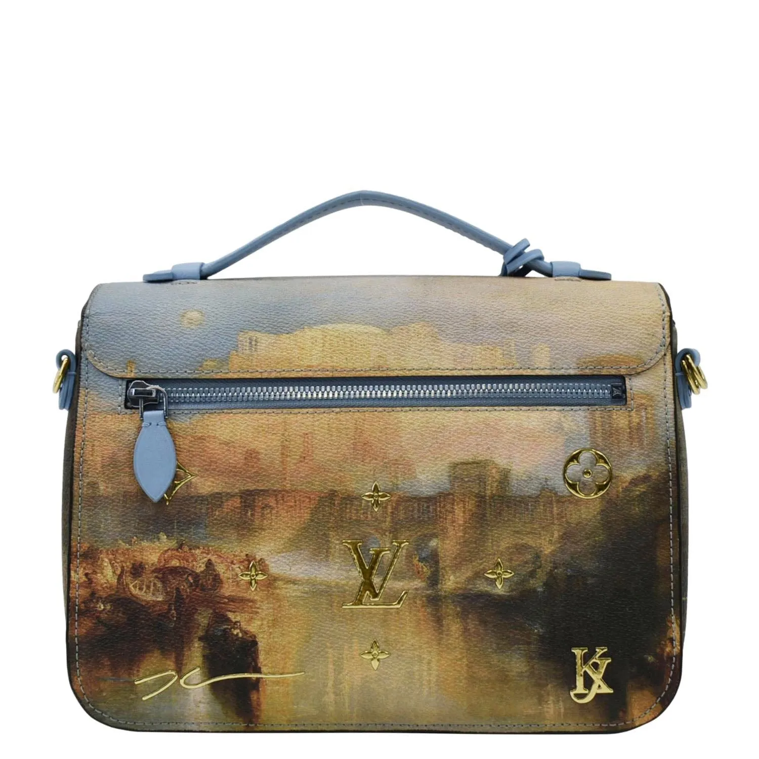 LOUIS VUITTON Masters Turner Metis Pochette Printed Canvas Shoulder Bag Multicolor