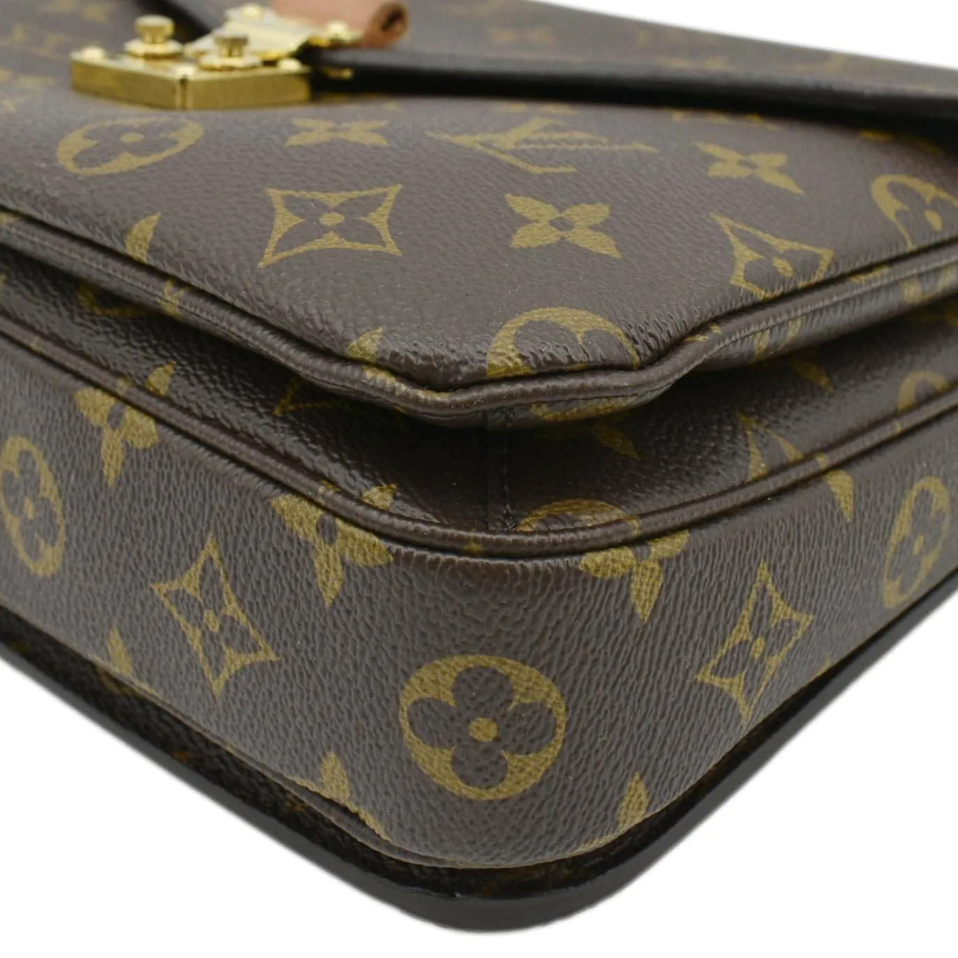 LOUIS VUITTON Metis Pochette Monogram Canvas Crossbody Bag Brown