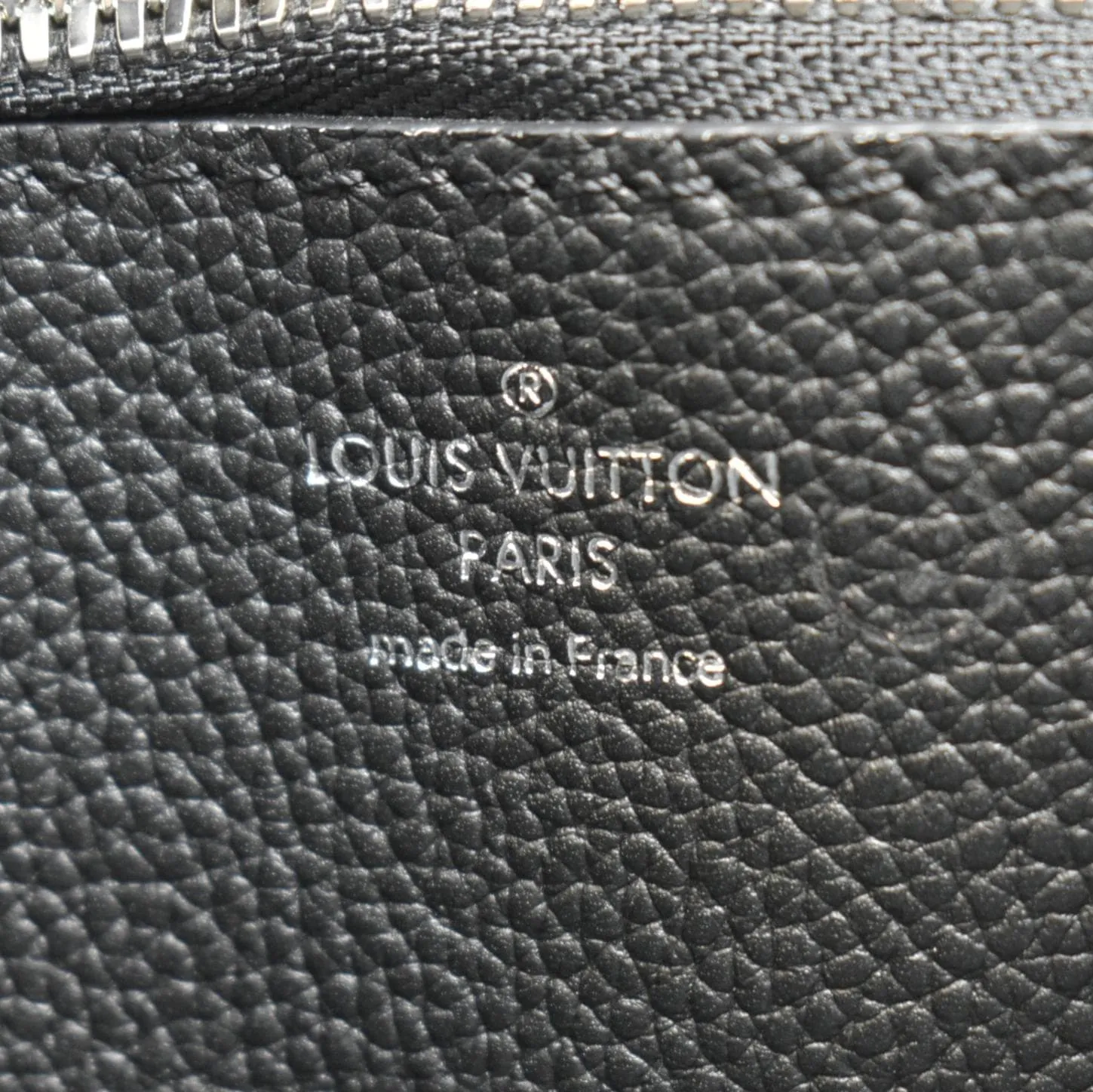 LOUIS VUITTON Muria Mahina Perforated Leather Shoulder Bag Black