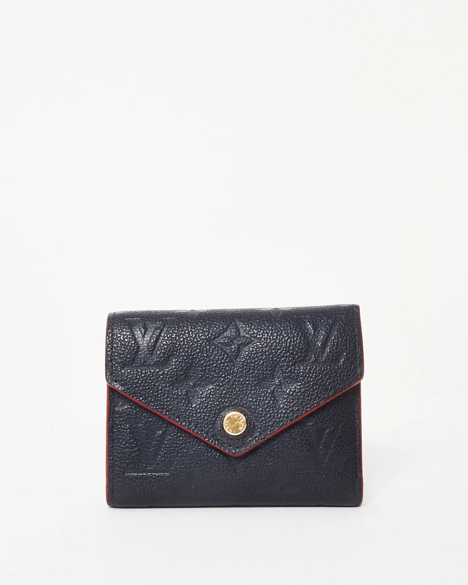 Louis Vuitton Navy Monogram Empreinte Leather Victorine Wallet