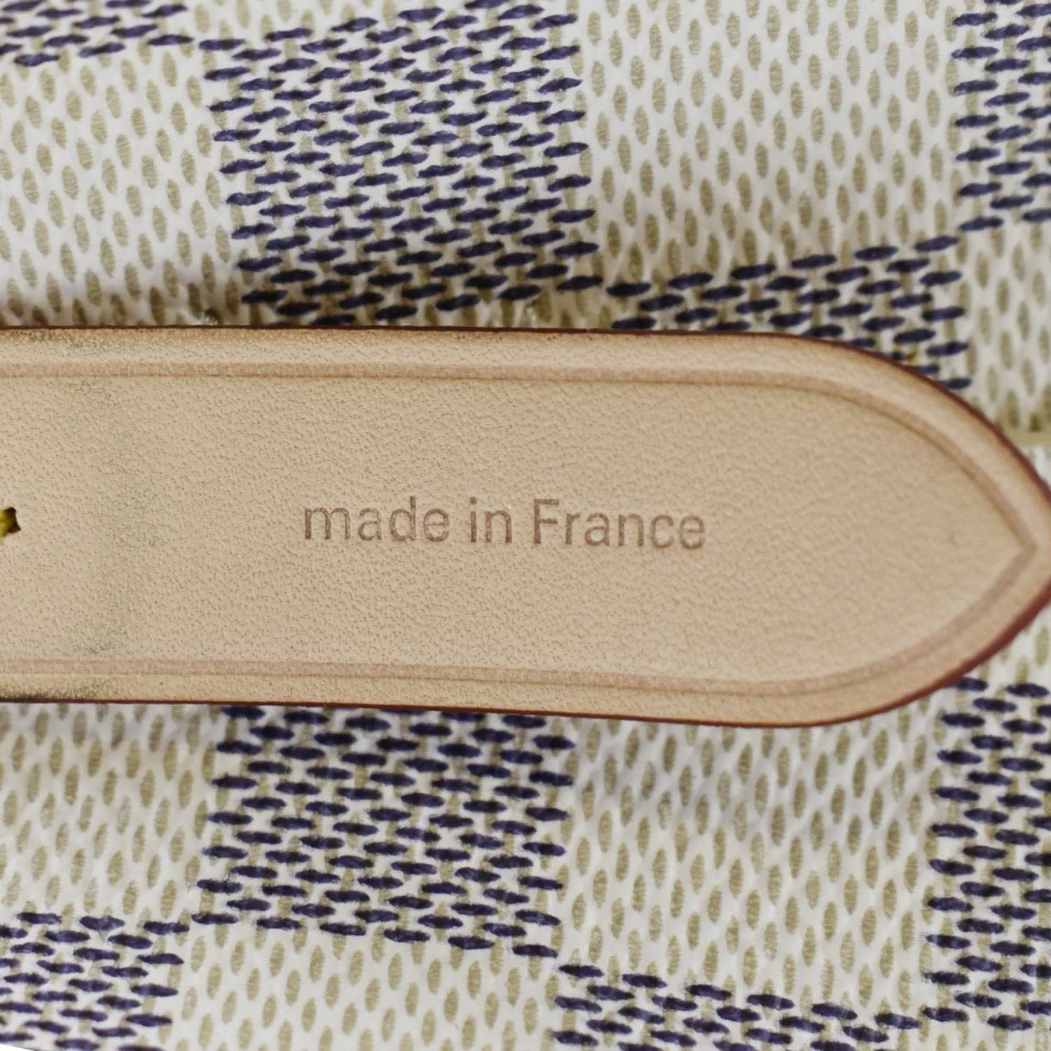 LOUIS VUITTON Neonoe Braided Handle Damier Azur Crossbody Bag White