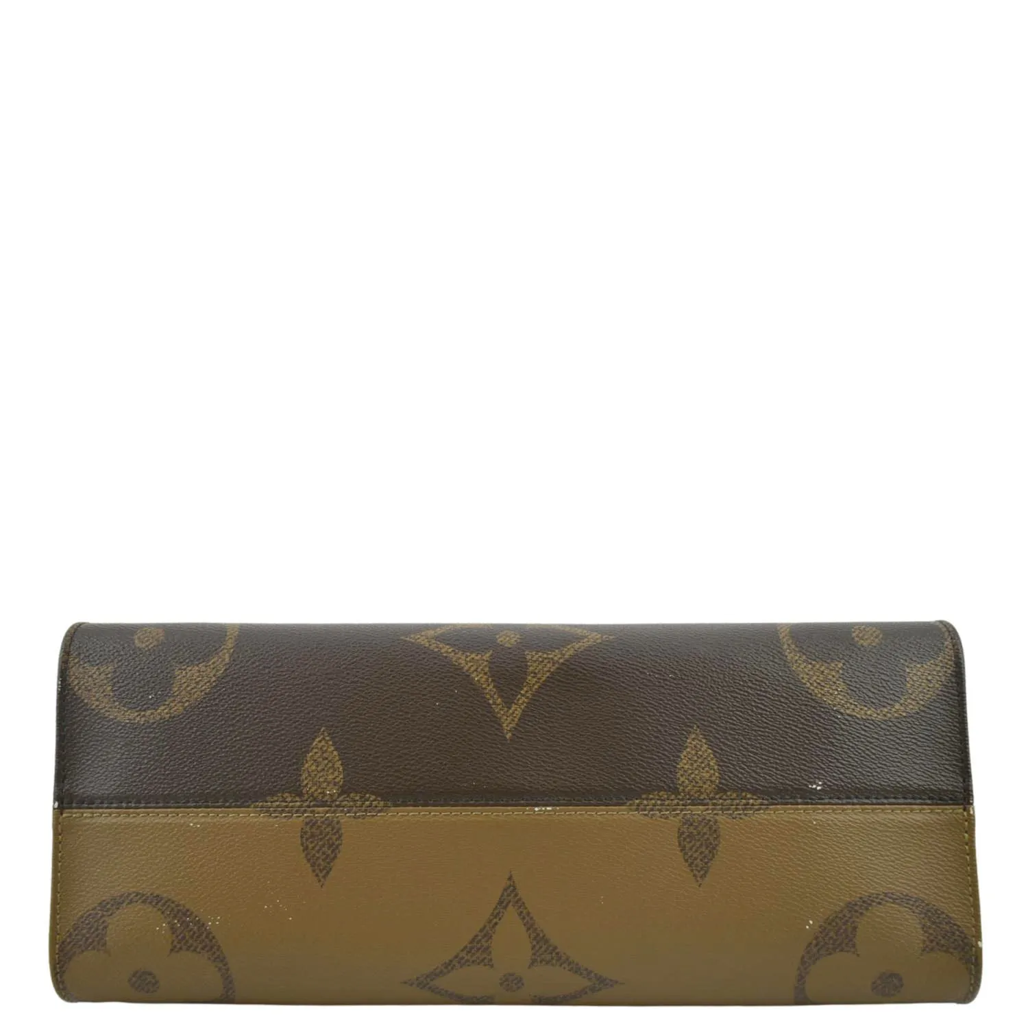 LOUIS VUITTON Onthego MM Giant Monogram Canvas Tote Shoulder Bag Brown