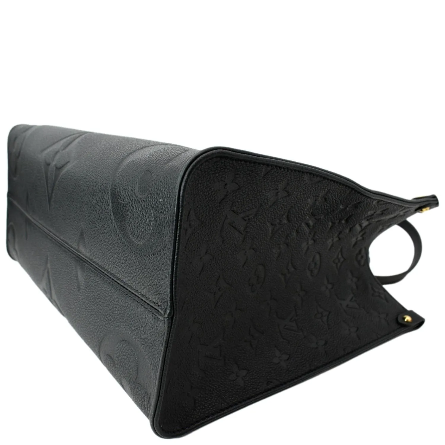 LOUIS VUITTON Onthego MM Monogram Empreinte Shoulder Bag Black