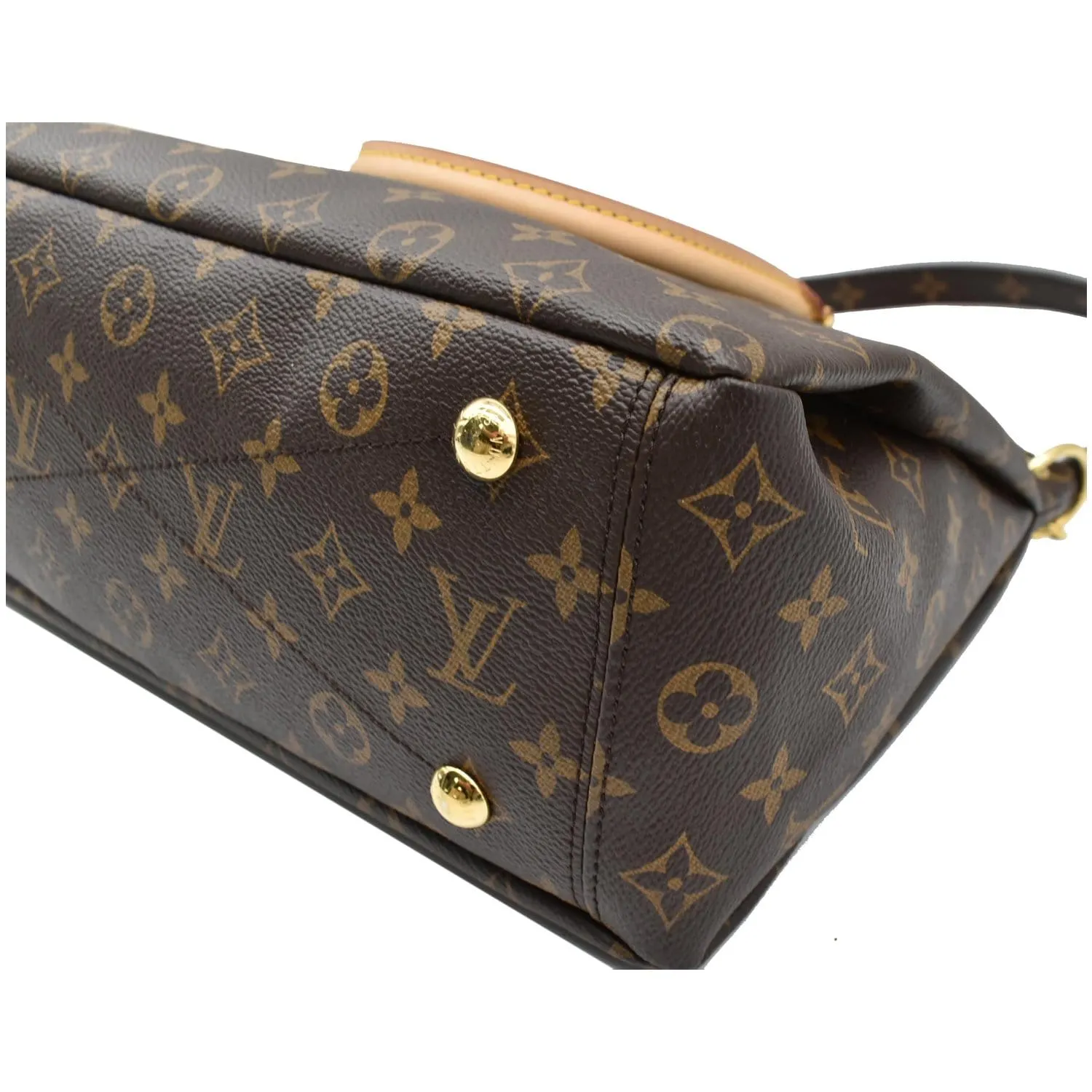 LOUIS VUITTON Pallas Monogram Canvas 2Way Shoulder Bag Red