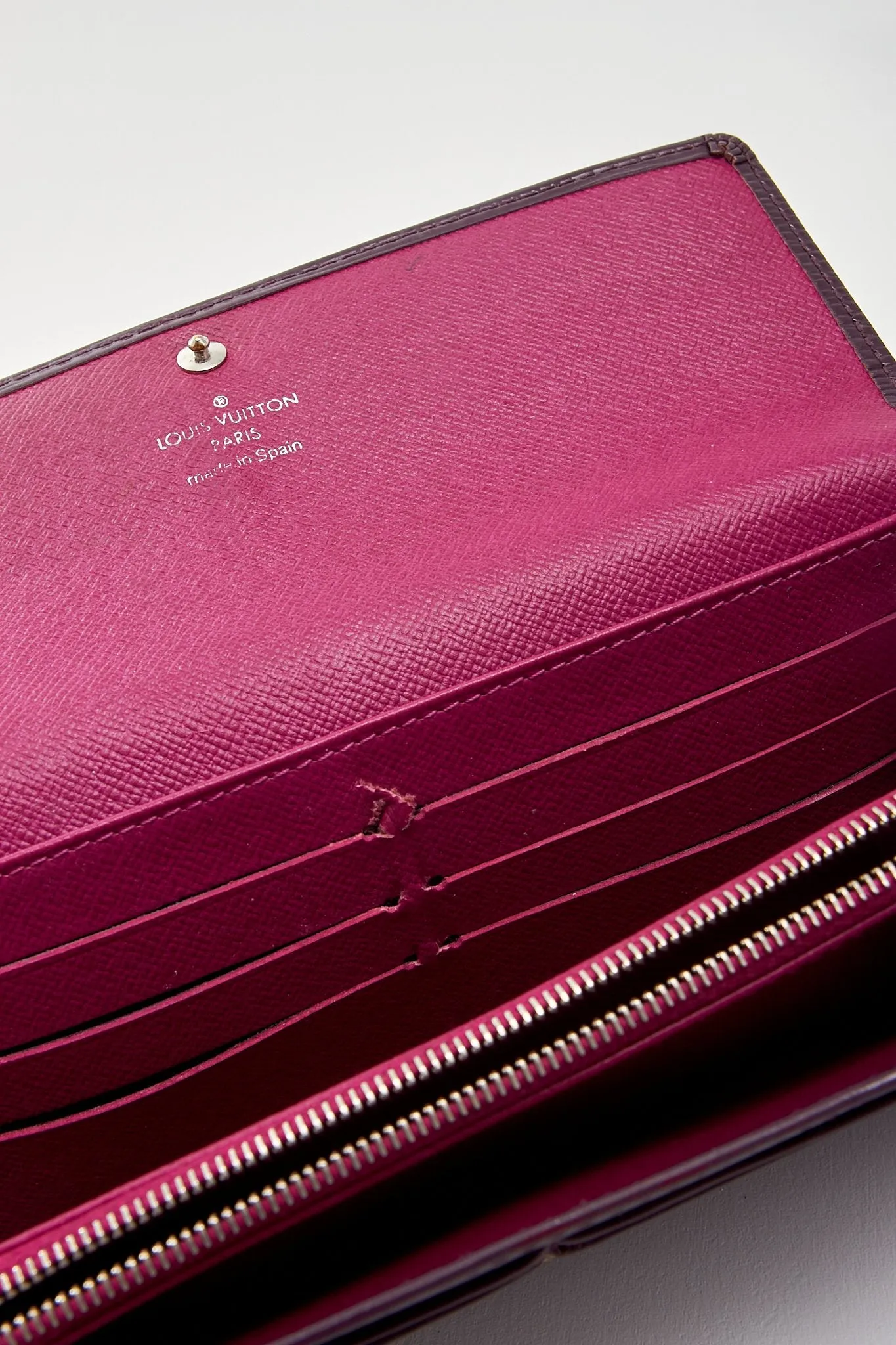 Louis Vuitton Purple Epi Leather Wallet